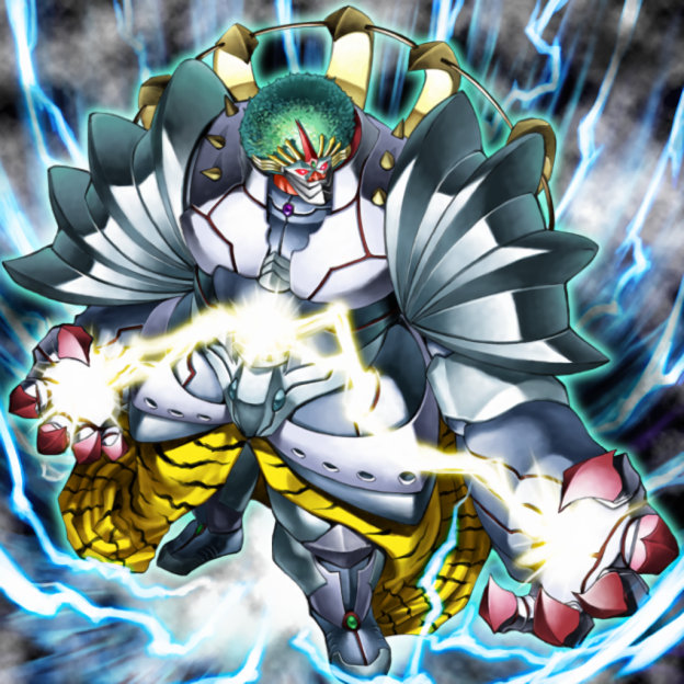 Zaborg the Thunder Monarch [Platinum Secret Rare] artwork